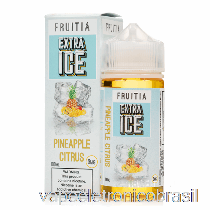 Vape Vaporesso Abacaxi Cítrico - Gelo Extra - Fruta - 100ml 3mg